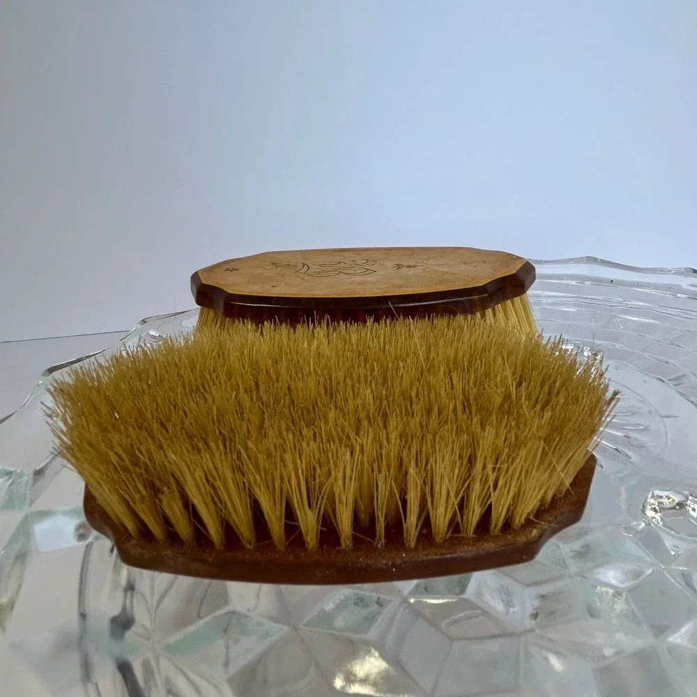 Vintage Vanity Dresser Brush Set, Monogrammed Art Deco Style Hair‎ Brush